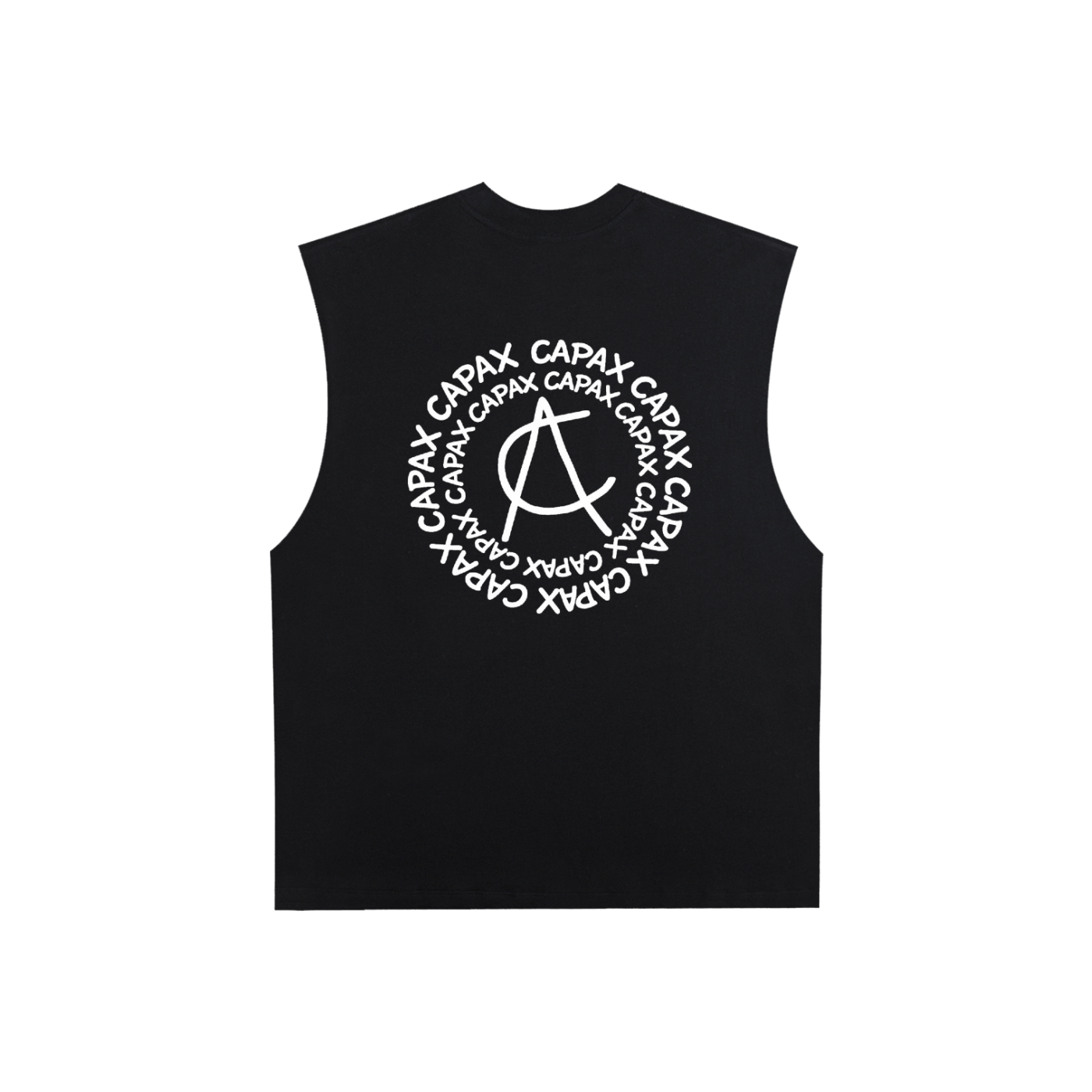 CAPAX Raw Edge Cotton Muscle Tank