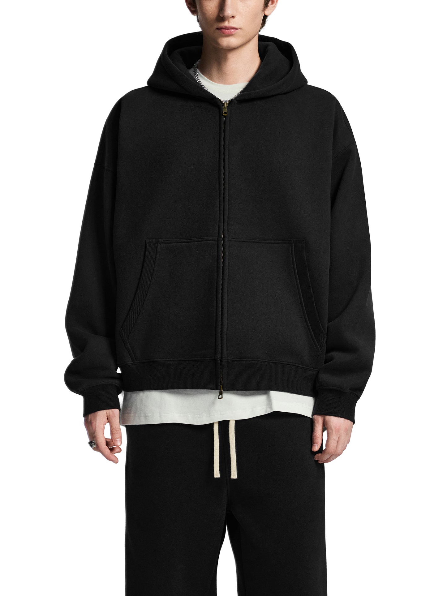CAPAX Signature Boxy Zip Hoodie